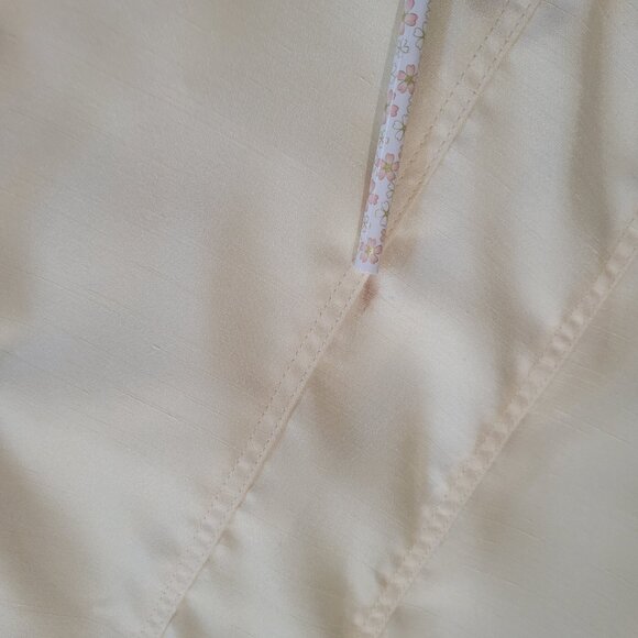 Zoda Womens Size 10 Yellow Pinup 50s  Bold Button Up Sheath Dress - Picture 8 of 12